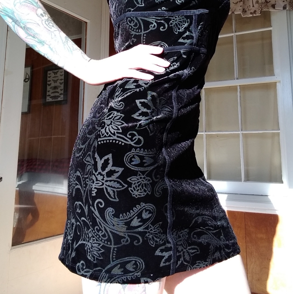 Free People Burnout Velvet Dress